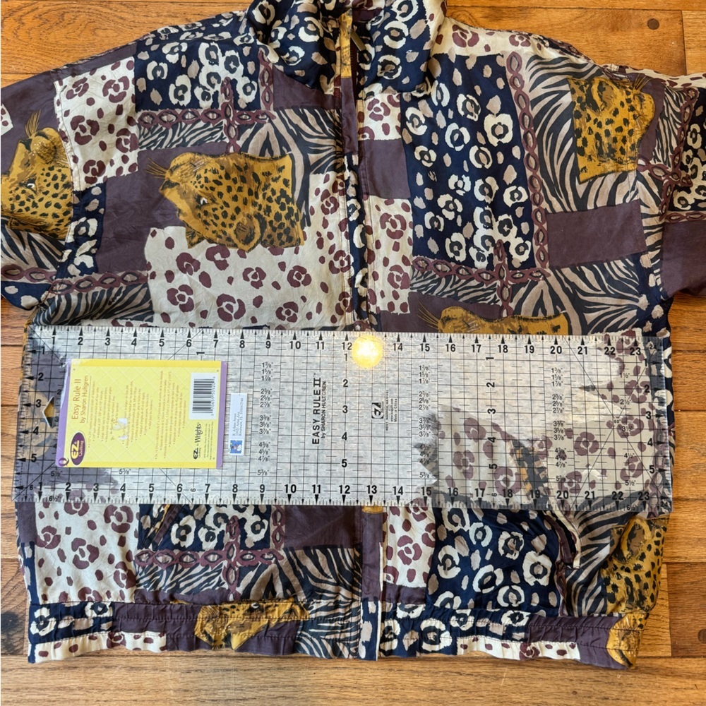 Animal Print Patchwork Jacket - image 4